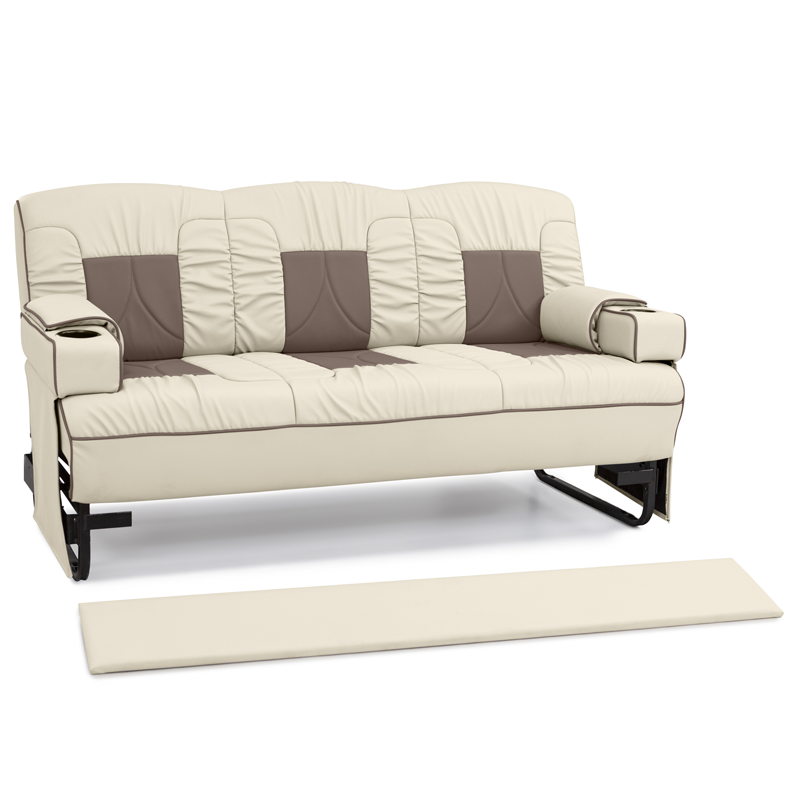 Qualitex De Leon SL RV Sofa Bed, Two-Tone, RV Furniture