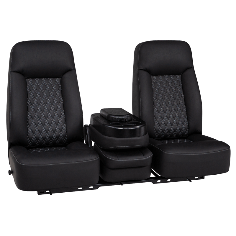 Qualitex Essence 40-20-40 Truck Bench Seat, Leather | Shop4Seats