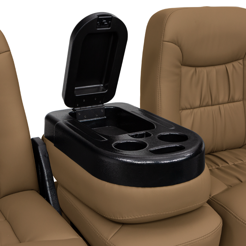 Qualitex K10 40-20-40 Low Back SUV Bench Seat, Leather | Shop4Seats