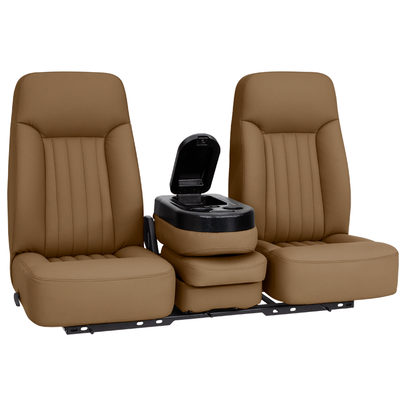 Qualitex Explorer 40-20-40 Leather Truck Bench Seating