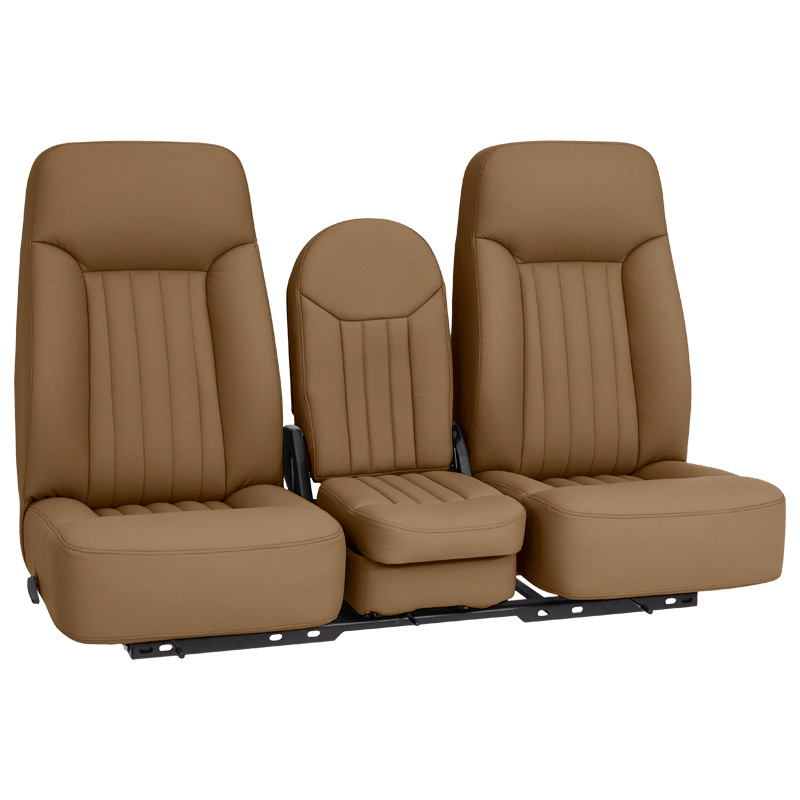 Qualitex Explorer 40-20-40 Leather Truck Bench Seating