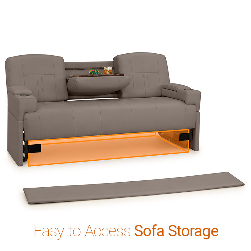Qualitex Ethos Console SL RV Sofa Bed, RV Furniture - Shop4Seats.com