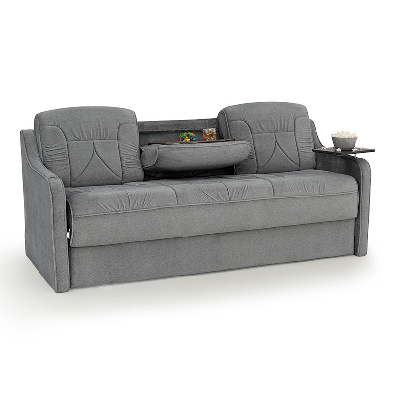 LEON　1357 Qualitex De Leon Console DX RV Sofa Bed, Fabric RV Furniture