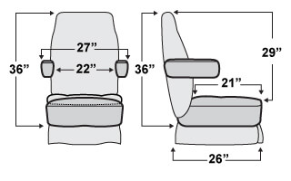 De Leon Integrated Seatbelt RV Seat - Shop4Seats.com