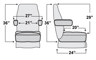 Monument RV Captain Chair, RV Seating - Shop4Seats.com